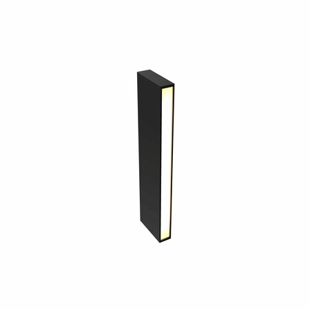 Dals Column 20 Inch Bollard Light, Black LRB20-CC-BK